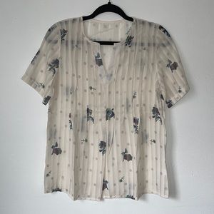 SHEER BLOUSE | SIZE XL